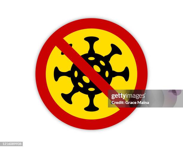 infectious virus icon symbol for pandemic and dangerous contagious diseases warning - rickettsia stock illustrations