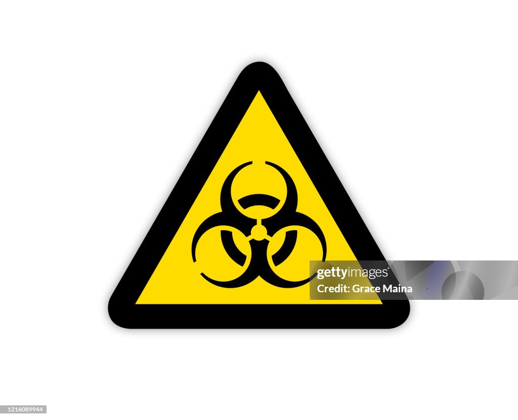 Bio hazard Symbol For Infectious Diseases Warning