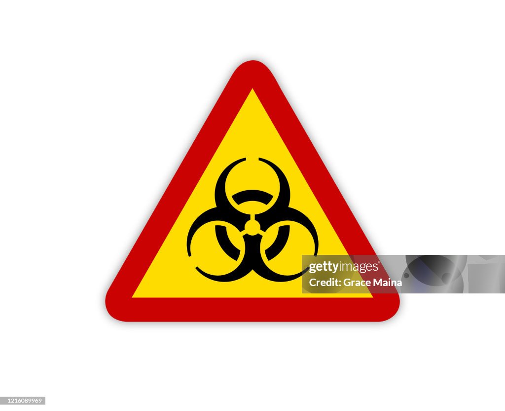 Bio hazard Symbol For Infectious Diseases Warning