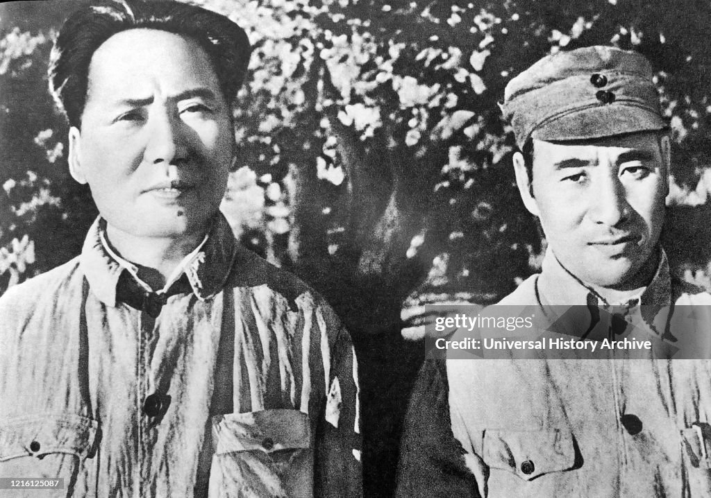 Lin Biao (right)