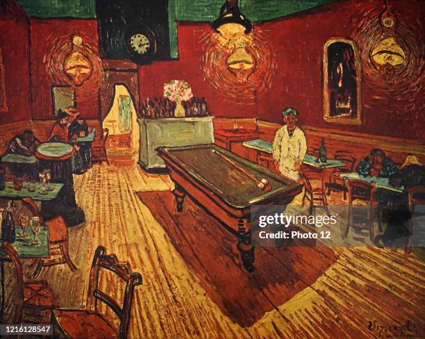 Vincent van Gogh, Dutch school. The Night Cafe in the Place Lamartine in Arles, September 1888 . Oil on canvas . New Haven, Yale University Art...