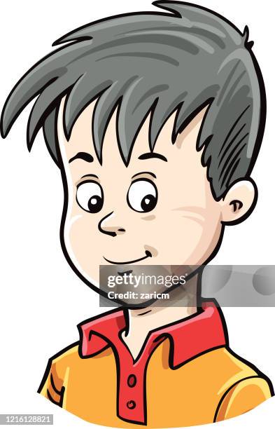 portrait of a boy - boy face happy stock illustrations