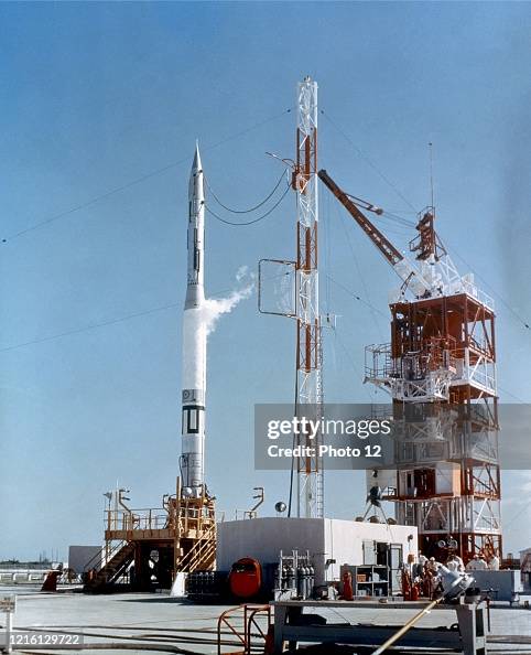 Vanguard TV-2 launch vehicle, 1957. Vanguard TV-2 launch vehicle, 1957.