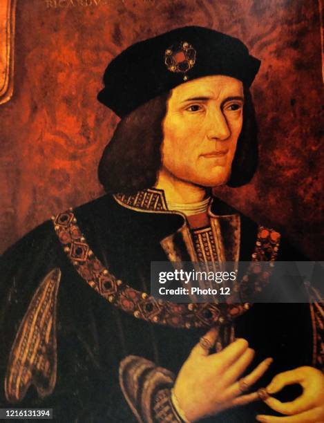 Portrait of Richard III of England King of England until his death in the Battle of Bosworth Field. Dated 15th Century.