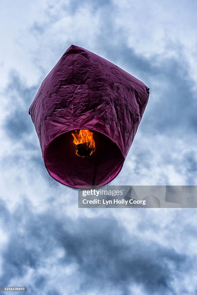 Sky Lantern in Shifen Taiwan