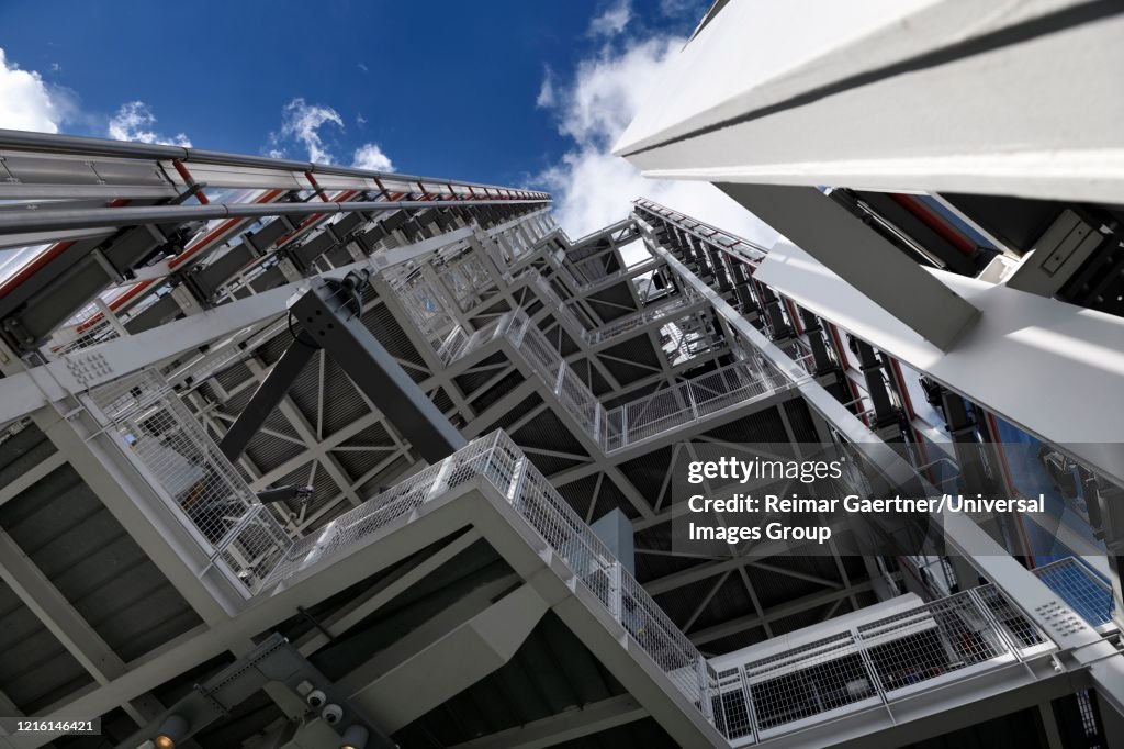 15 roof radiator floors above 72nd floor open observation deck to cool The Shard the tallest glass skyscraper in the EU located in London England