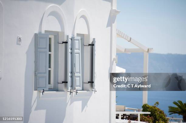 Greek Windows Railing Greek Drapery Photos and Premium High Res Pictures - Getty Images