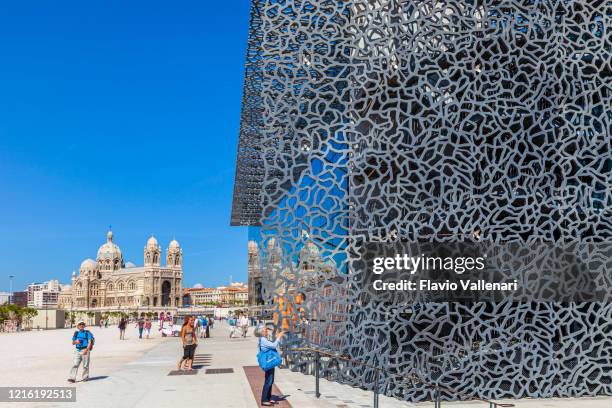 france - marseille, le mucem - mucem marseille photos et images de collection