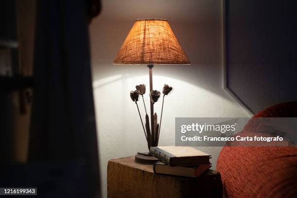 reading corner - lamp shade stock pictures, royalty-free photos & images