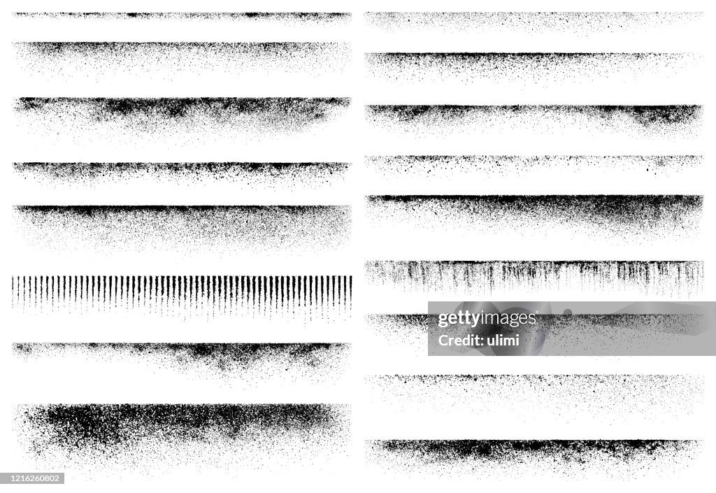 Grunge design elements, texture edges