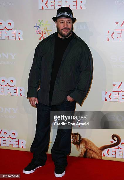 Kevin James arrives at the "Zookeeper" Australian premiere on August 21, 2011 in Sydney, Australia.