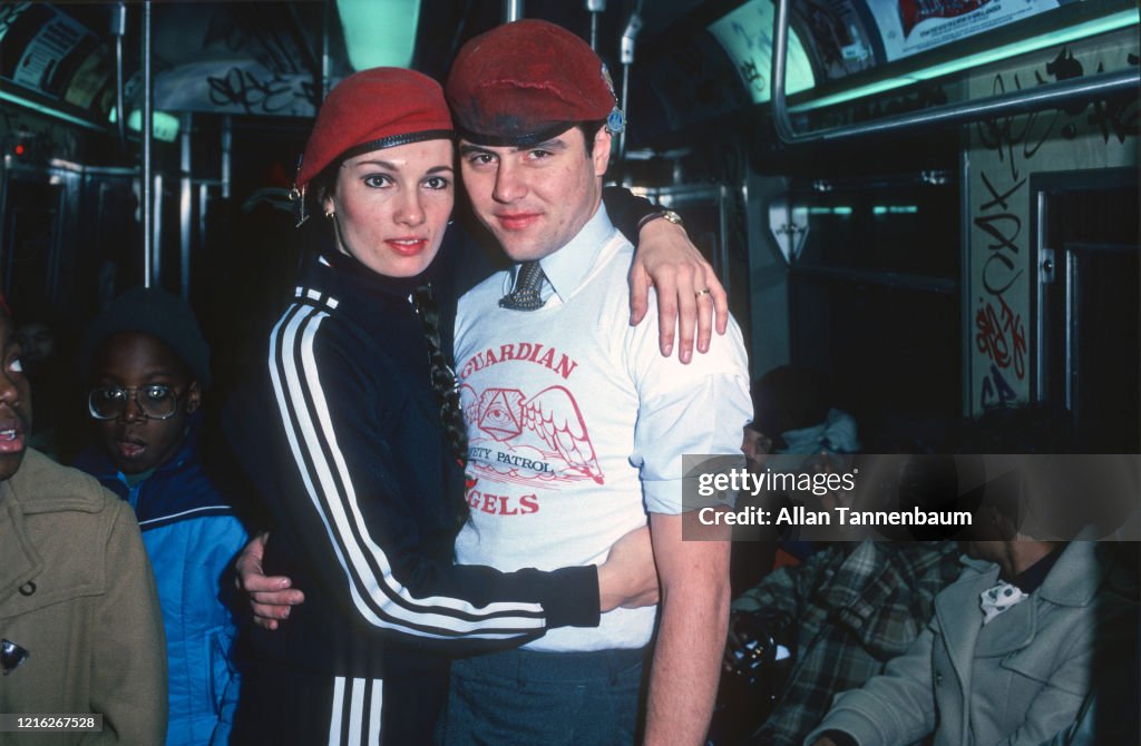 Just-Married Guardian Angels On The Subway