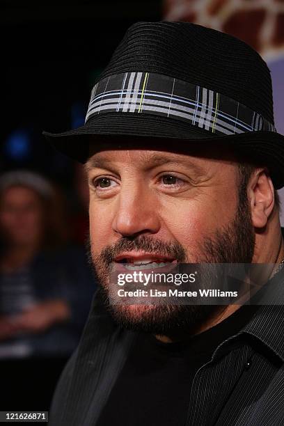 Kevin James arrives at the "Zookeeper" Australian premiere at Event Cinemas at Westfield Bondi Junction on August 21, 2011 in Sydney, Australia.