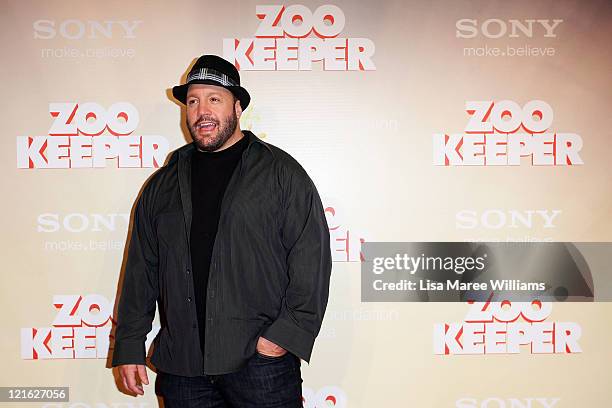Kevin James arrives at the "Zookeeper" Australian premiere at Event Cinemas at Westfield Bondi Junction on August 21, 2011 in Sydney, Australia.