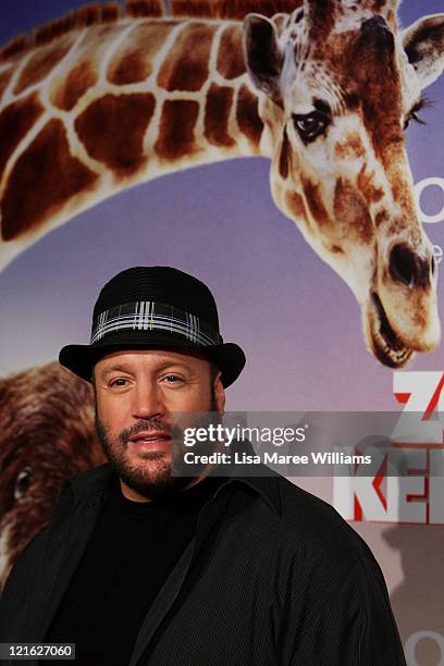 Kevin James arrives at the "Zookeeper" Australian premiere at Event Cinemas at Westfield Bondi Junction on August 21, 2011 in Sydney, Australia.