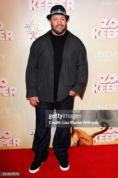 Kevin James arrives at the "Zookeeper" Australian premiere at Event Cinemas at Westfield Bondi Junction on August 21, 2011 in Sydney, Australia.