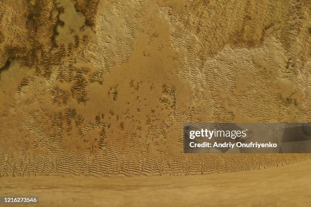 sand pattern - low tide stock pictures, royalty-free photos & images