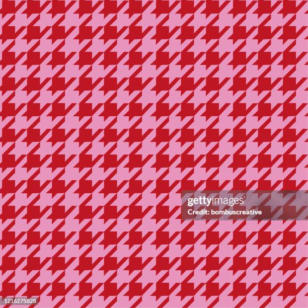 houndstooth vector pattern - houndstooth stock illustrations