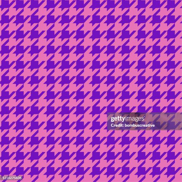 houndstooth vector pattern - houndstooth stock illustrations