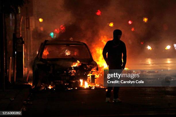 Minnesota MAY 29, 2020Despite a curfew, protests and looting went all throughout the night in various parts of the city of Minneapolis on Friday...