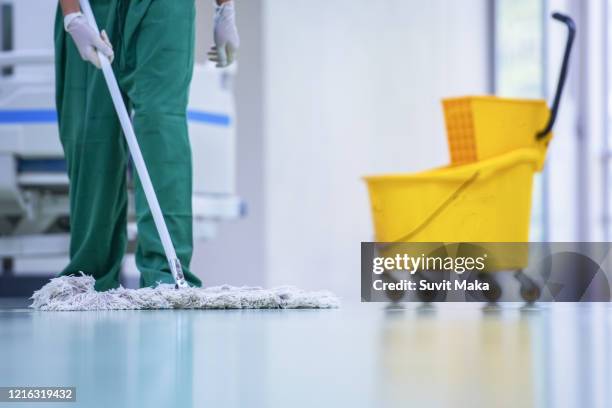 clean and sanitize, hospital cleaning - hospital cleaning stock pictures, royalty-free photos & images
