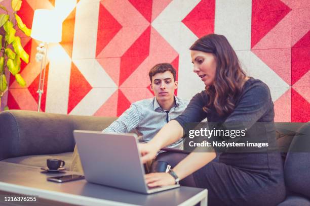 young man on job interview - interview rejection stock pictures, royalty-free photos & images