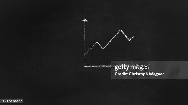 kreide tafel - diagramm - diagramm stock pictures, royalty-free photos & images