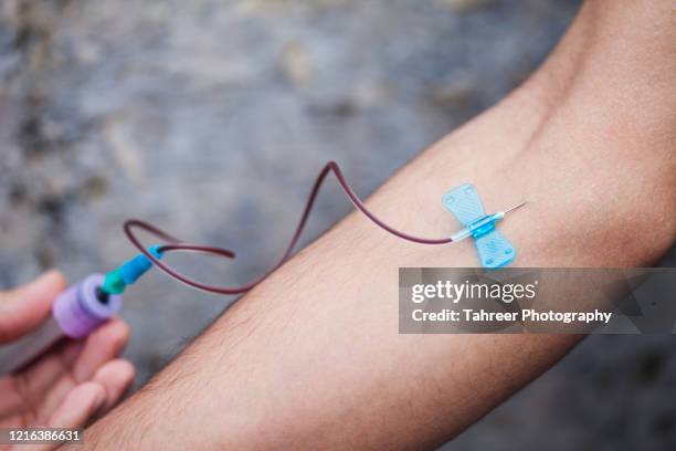 Blood Sample Injection Forearm Injection Photos and Premium High Res Pictures - Getty Images