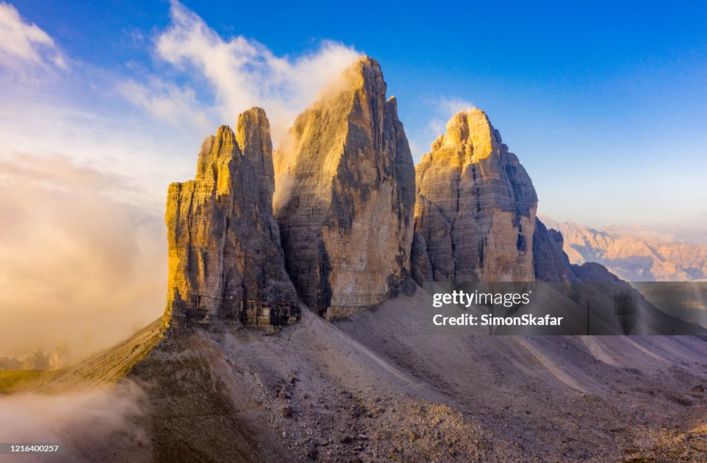 Drie Lavaredo Hoogten