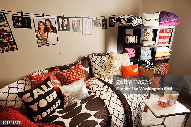 August 8: A sample room decorated with items found on Dormify are seen at the offices of Dormify and Hirshorn Zuckerman Design Group Inc. On Monday...