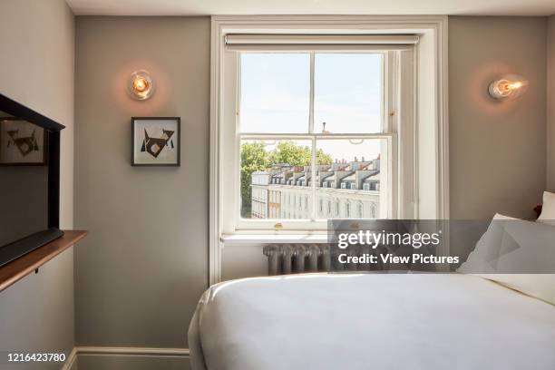 Bedroom at The Pilgrm. The Pilgrm, Paddington., London, United Kingdom. Architect: n/a, 2017..