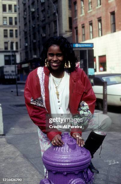 Sweet Rapper Dresses Rapper Sweet Tee appears in a portrait taken on March 10, 1989 in New ...