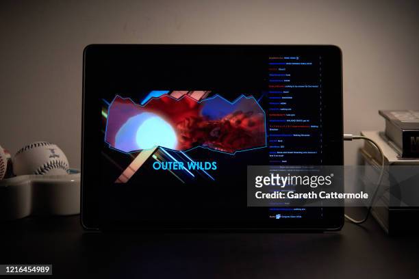 In this photo illustration, Outer Wilds wins Best Prpoerty during the BAFTA Games Awards 2020 online stream on April 02, 2020 in London, England....