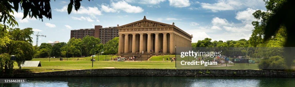 The Parthenon in downtown Nashville Tennessee USA