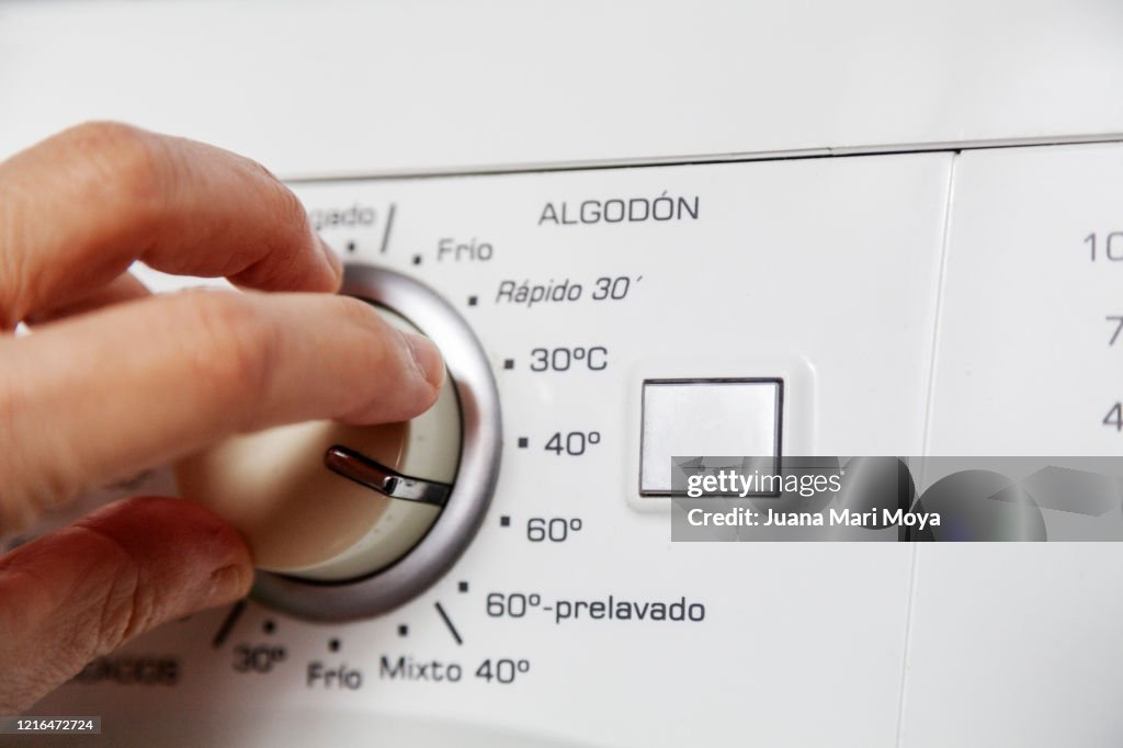Put washing machine at sixty degrees