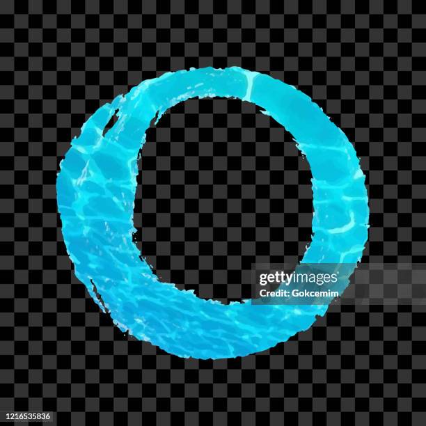 bright pool water textured brush stroke. turquoise colored circle blots isolated.pool water texture design element for greeting cards, summer invitation cards and labels, abstract background. - pool splash vector stock illustrations