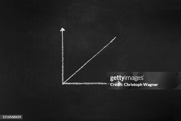 kreide tafel - diagramm - diagramm stockfoto's en -beelden