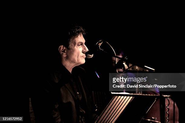 American actor Michael Brandon performs live on stage at Ronnie Scott's Jazz Club in Soho, London on 3rd December 2007.