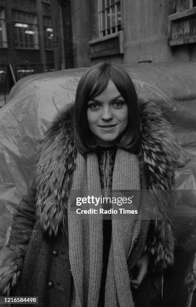 Radio disc jockey Annie Nightingale, January 4th 1971.