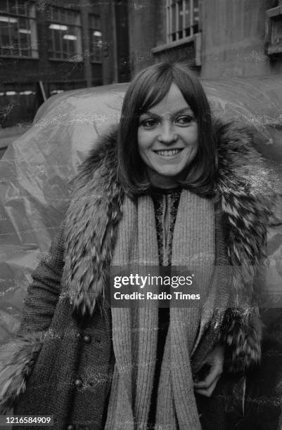 Radio disc jockey Annie Nightingale, January 4th 1971.