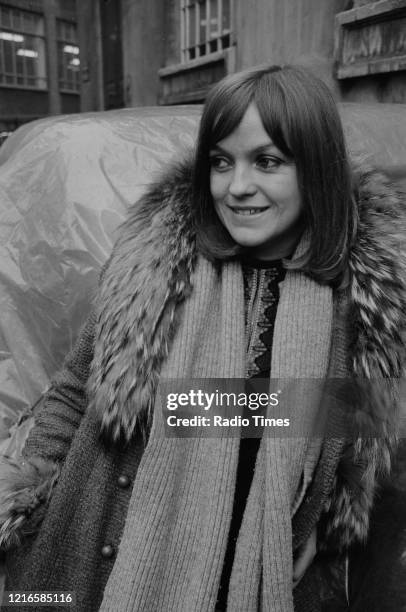 Radio disc jockey Annie Nightingale, January 4th 1971.