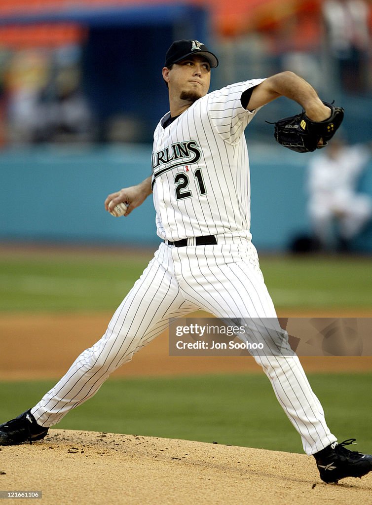 Los Angeles Dodgers vs. Florida Marlins - August 12, 2003