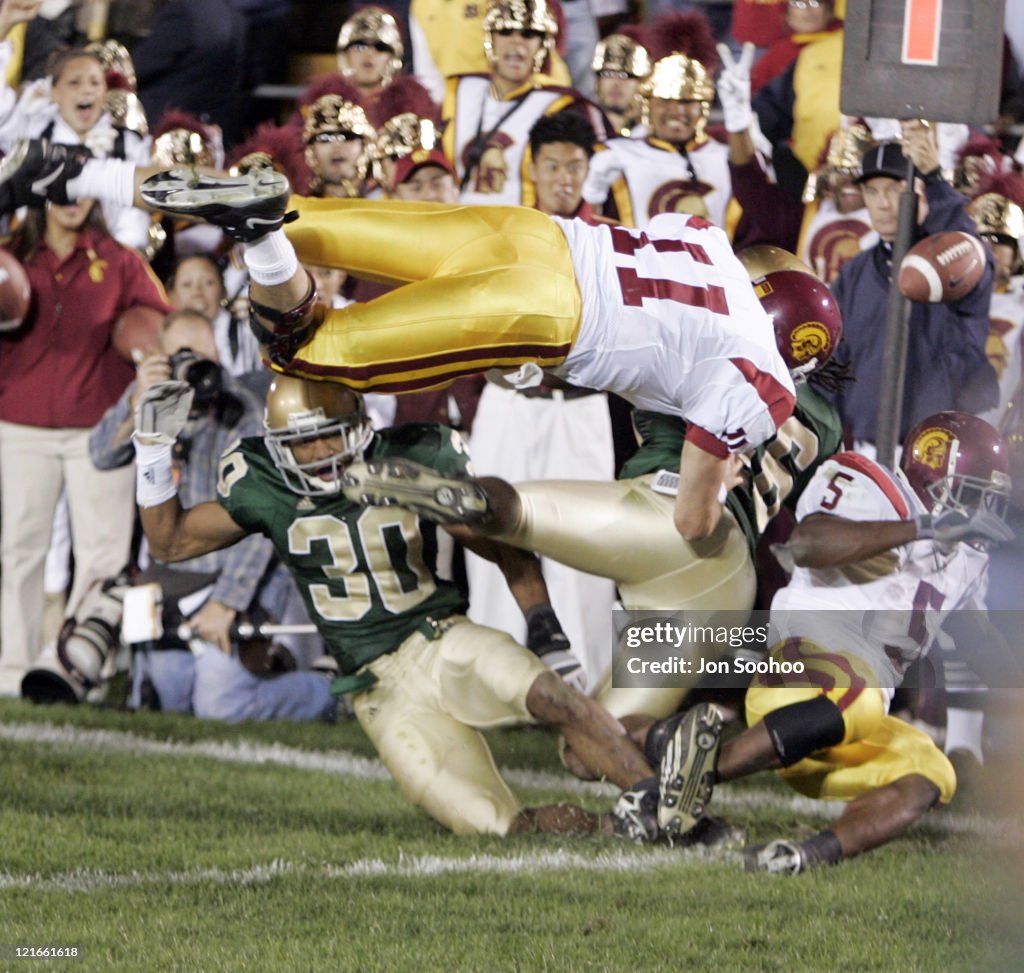 NCAA Football - USC vs Notre Dame - October 15, 2005