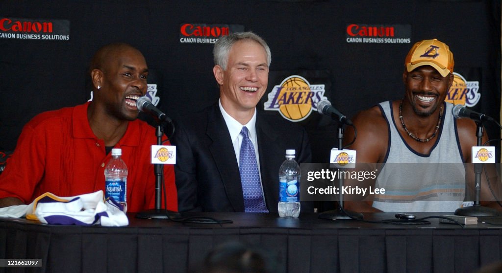 Lakers Announce Signing of Karl Malone and Gary Payton July 17, 2003