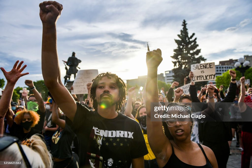 Protests Continue At Capitol In Denver In Aftermath To Death Of George Floyd