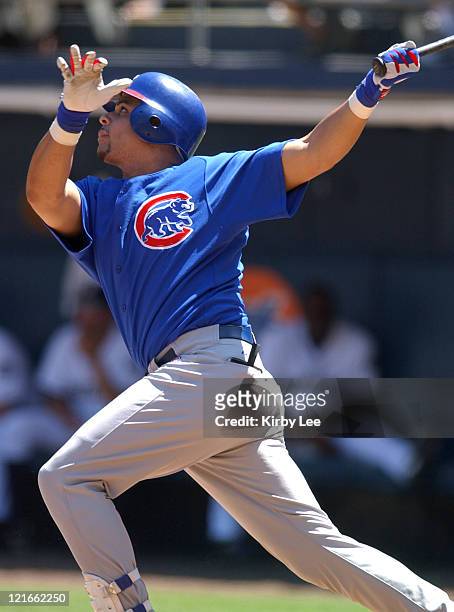 Aramis Ramirez of the Chicago Cubs. The Cubs defeated the Padres, 9-3, at Qualcomm Stadium on Thursday, Aug. 9, 2003.