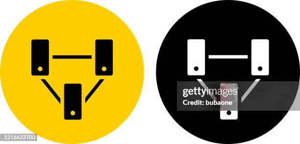 computer server icon - technology server room stock illustrations