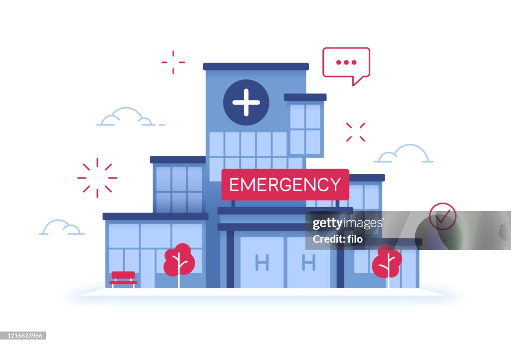 Hospital Emergency Room Medical Healthcare Facility Building High-Res  Vector Graphic - Getty Images