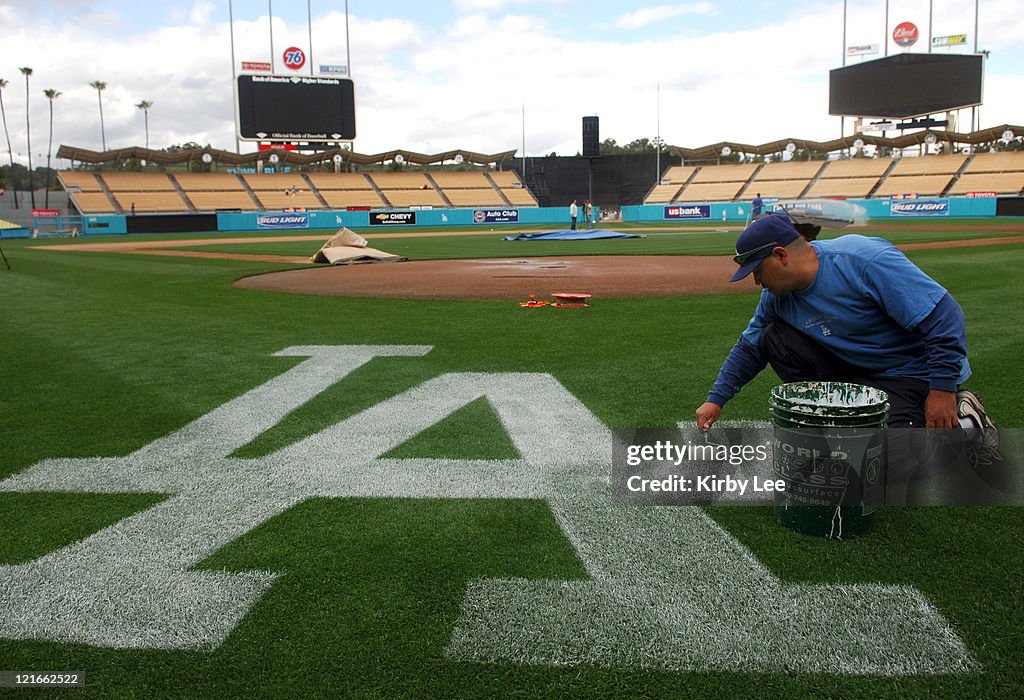 Los Angeles Dodgers Unveil Stadium Renovations - March 29, 2006