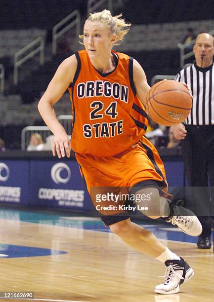 Mandy Close of Oregon State during 74-66 loss to Arizona State in Pacific-10 Conference Tournament Quarterfinal at HP Pavilion in San Jose, Calif. On...